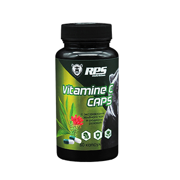 VITAMINE C CAPS с экстрактами зеленого чая и родиолы розовой RPS Nutrition, капсулы 60 шт.